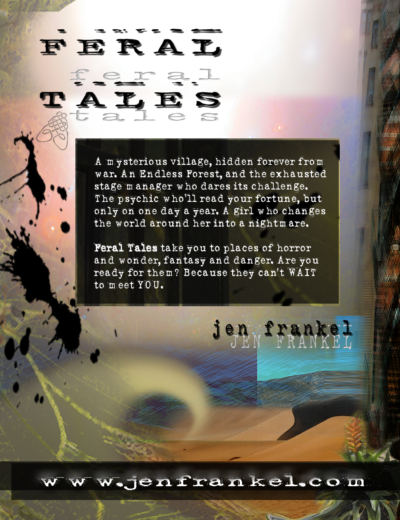 Feral Tales by Jen Frankel back cover