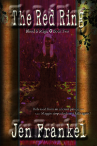 The Red Ring by Jen Frankel horror/supernatural novel front cover