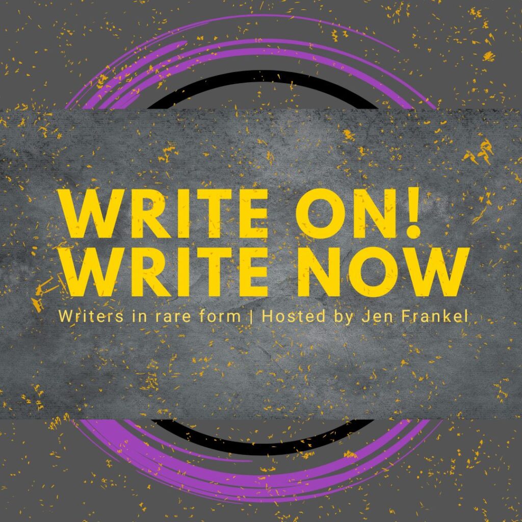 write on write now literary open mic logo